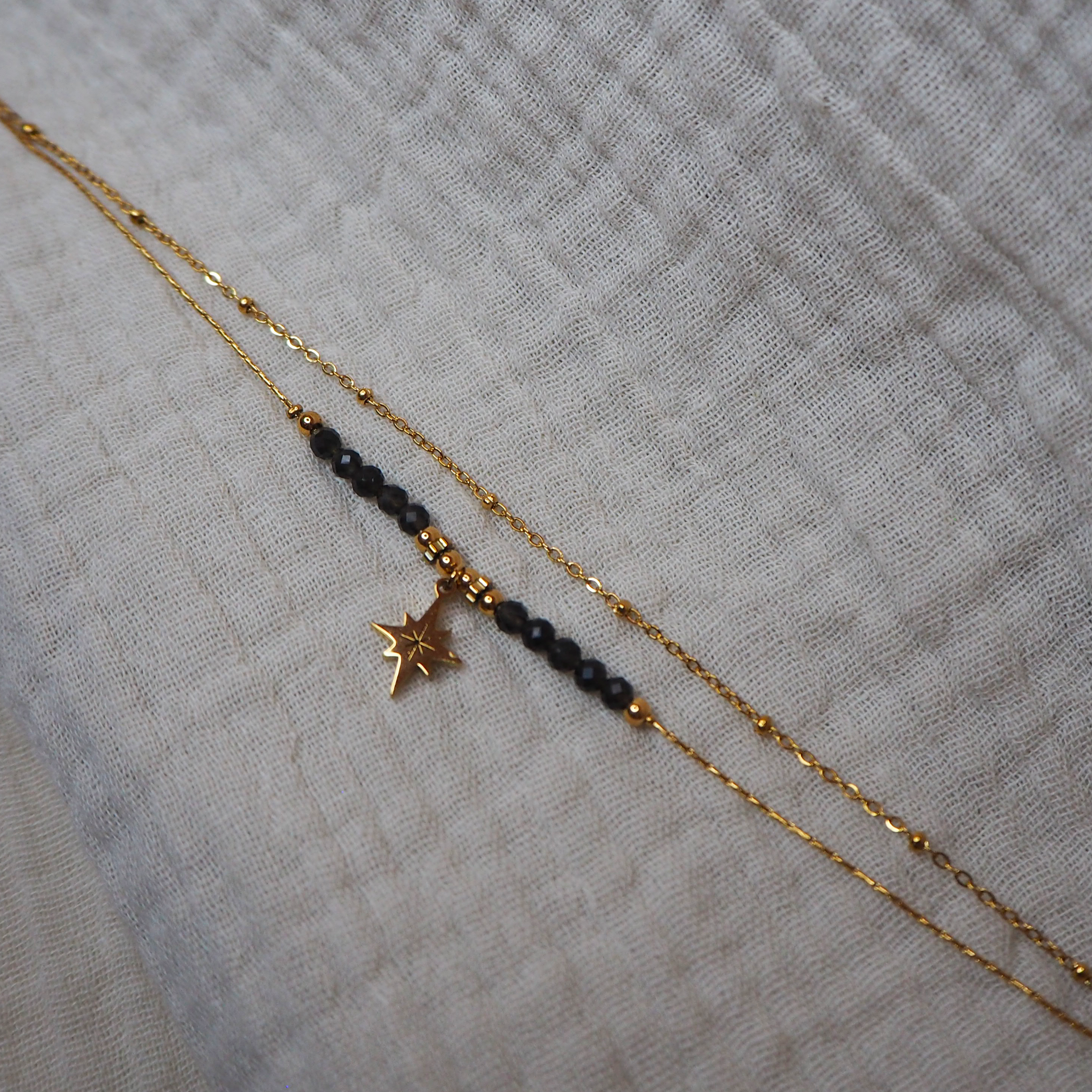 LYRA | Bracelet étoile double en acier inoxydable – Image 5