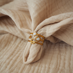 Bague ajustable en acier inoxydable
