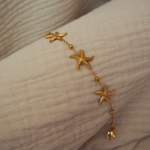 CLARA | Bracelet étoile de mer en acier inoxydable