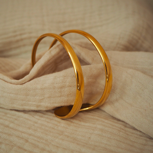 ALIA | Bracelet manchette ajustable en acier inoxydable